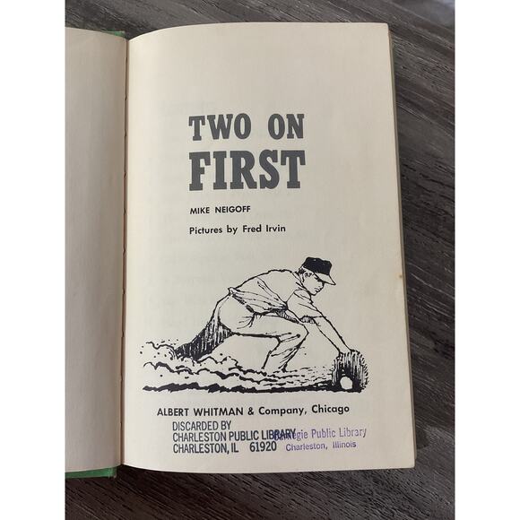 1967 Hardback “Two on First” Published By Albert Whitman & Co. - Picture 4 of 6